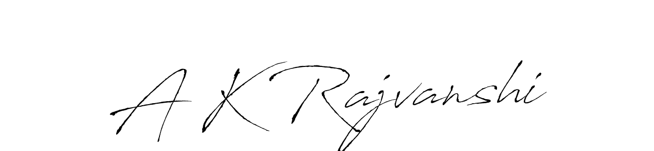 Also we have A K Rajvanshi name is the best signature style. Create professional handwritten signature collection using Antro_Vectra autograph style. A K Rajvanshi signature style 6 images and pictures png