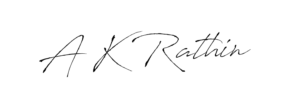 A K Rathin stylish signature style. Best Handwritten Sign (Antro_Vectra) for my name. Handwritten Signature Collection Ideas for my name A K Rathin. A K Rathin signature style 6 images and pictures png