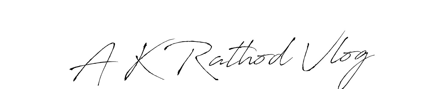 Antro_Vectra is a professional signature style that is perfect for those who want to add a touch of class to their signature. It is also a great choice for those who want to make their signature more unique. Get A K Rathod Vlog name to fancy signature for free. A K Rathod Vlog signature style 6 images and pictures png