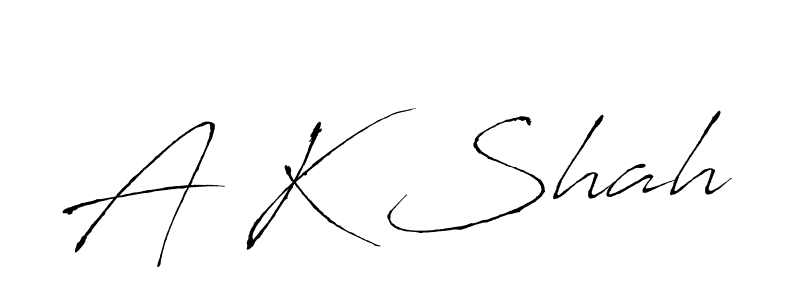 You should practise on your own different ways (Antro_Vectra) to write your name (A K Shah) in signature. don't let someone else do it for you. A K Shah signature style 6 images and pictures png