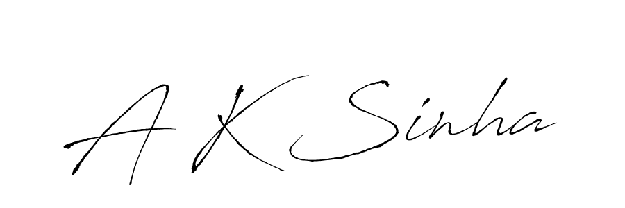 This is the best signature style for the A K Sinha name. Also you like these signature font (Antro_Vectra). Mix name signature. A K Sinha signature style 6 images and pictures png