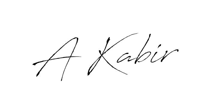 You should practise on your own different ways (Antro_Vectra) to write your name (A Kabir) in signature. don't let someone else do it for you. A Kabir signature style 6 images and pictures png