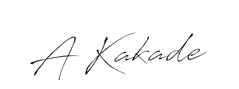 How to make A Kakade name signature. Use Antro_Vectra style for creating short signs online. This is the latest handwritten sign. A Kakade signature style 6 images and pictures png