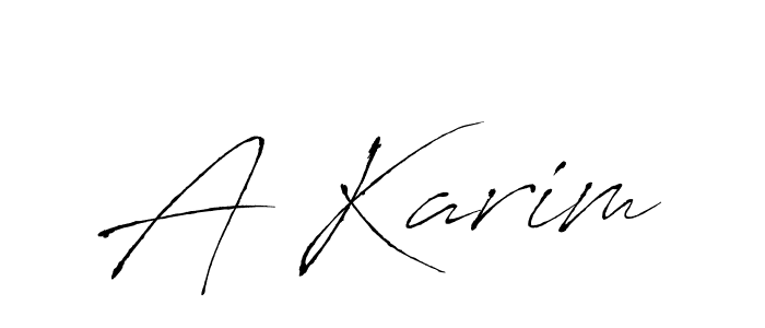 if you are searching for the best signature style for your name A Karim. so please give up your signature search. here we have designed multiple signature styles  using Antro_Vectra. A Karim signature style 6 images and pictures png