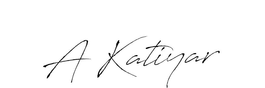 Create a beautiful signature design for name A Katiyar. With this signature (Antro_Vectra) fonts, you can make a handwritten signature for free. A Katiyar signature style 6 images and pictures png