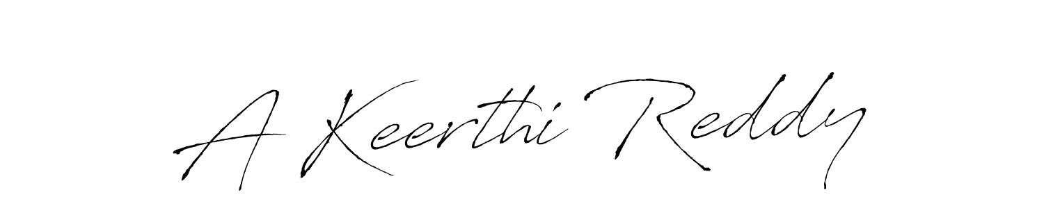 Design your own signature with our free online signature maker. With this signature software, you can create a handwritten (Antro_Vectra) signature for name A Keerthi Reddy. A Keerthi Reddy signature style 6 images and pictures png