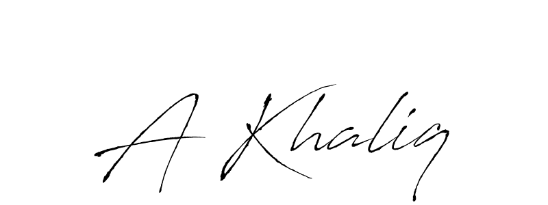 Use a signature maker to create a handwritten signature online. With this signature software, you can design (Antro_Vectra) your own signature for name A Khaliq. A Khaliq signature style 6 images and pictures png