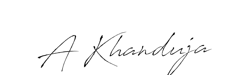 It looks lik you need a new signature style for name A Khanduja. Design unique handwritten (Antro_Vectra) signature with our free signature maker in just a few clicks. A Khanduja signature style 6 images and pictures png