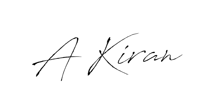 Create a beautiful signature design for name A Kiran. With this signature (Antro_Vectra) fonts, you can make a handwritten signature for free. A Kiran signature style 6 images and pictures png