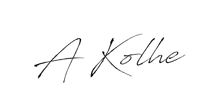 Best and Professional Signature Style for A Kolhe. Antro_Vectra Best Signature Style Collection. A Kolhe signature style 6 images and pictures png