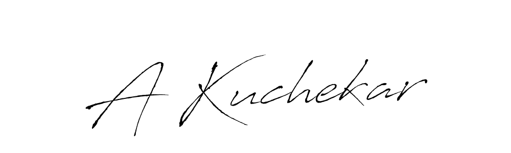 if you are searching for the best signature style for your name A Kuchekar. so please give up your signature search. here we have designed multiple signature styles  using Antro_Vectra. A Kuchekar signature style 6 images and pictures png