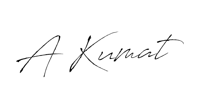 Once you've used our free online signature maker to create your best signature Antro_Vectra style, it's time to enjoy all of the benefits that A Kumat name signing documents. A Kumat signature style 6 images and pictures png