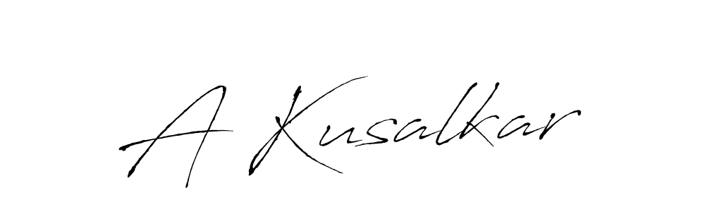 Antro_Vectra is a professional signature style that is perfect for those who want to add a touch of class to their signature. It is also a great choice for those who want to make their signature more unique. Get A Kusalkar name to fancy signature for free. A Kusalkar signature style 6 images and pictures png