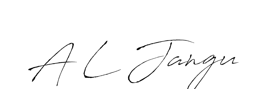 It looks lik you need a new signature style for name A L Jangu. Design unique handwritten (Antro_Vectra) signature with our free signature maker in just a few clicks. A L Jangu signature style 6 images and pictures png