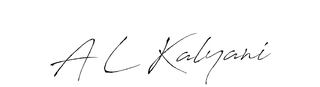 Antro_Vectra is a professional signature style that is perfect for those who want to add a touch of class to their signature. It is also a great choice for those who want to make their signature more unique. Get A L Kalyani name to fancy signature for free. A L Kalyani signature style 6 images and pictures png