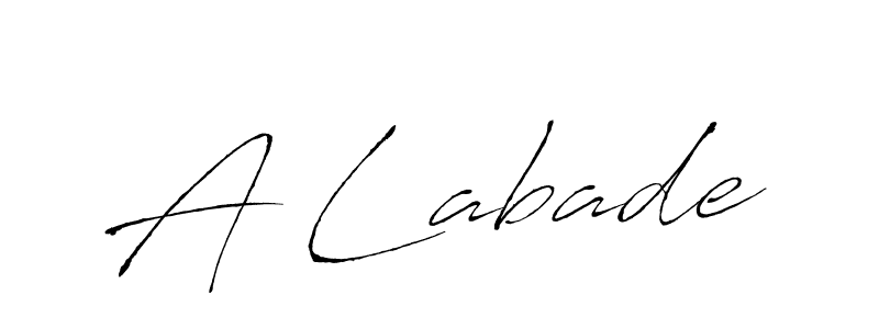Use a signature maker to create a handwritten signature online. With this signature software, you can design (Antro_Vectra) your own signature for name A Labade. A Labade signature style 6 images and pictures png