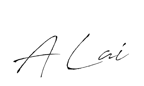 Also we have A Lai name is the best signature style. Create professional handwritten signature collection using Antro_Vectra autograph style. A Lai signature style 6 images and pictures png