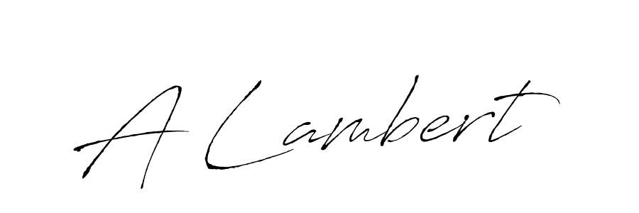 How to make A Lambert signature? Antro_Vectra is a professional autograph style. Create handwritten signature for A Lambert name. A Lambert signature style 6 images and pictures png