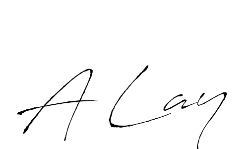 A Lay stylish signature style. Best Handwritten Sign (Antro_Vectra) for my name. Handwritten Signature Collection Ideas for my name A Lay. A Lay signature style 6 images and pictures png