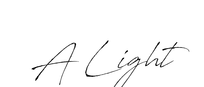A Light stylish signature style. Best Handwritten Sign (Antro_Vectra) for my name. Handwritten Signature Collection Ideas for my name A Light. A Light signature style 6 images and pictures png