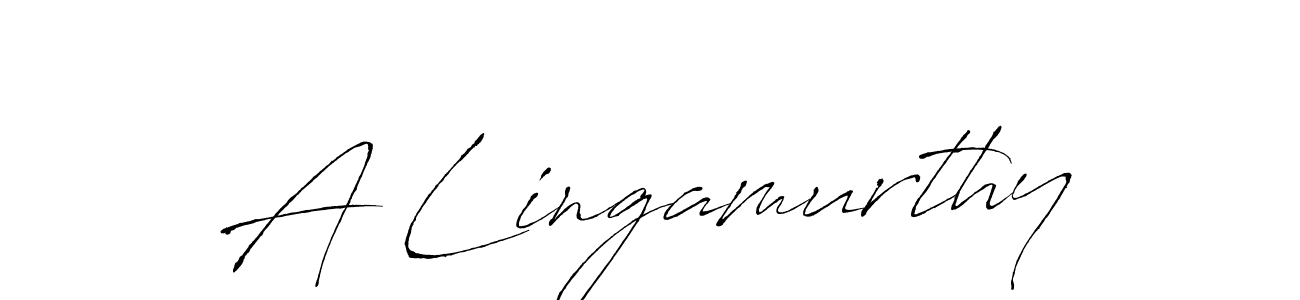 The best way (Antro_Vectra) to make a short signature is to pick only two or three words in your name. The name A Lingamurthy include a total of six letters. For converting this name. A Lingamurthy signature style 6 images and pictures png