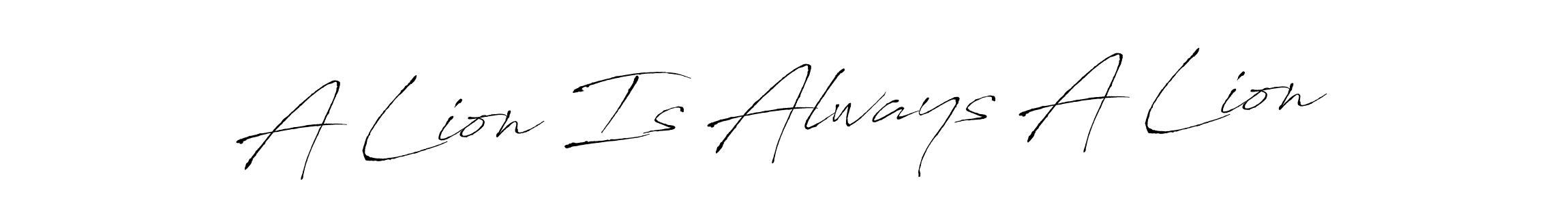 Similarly Antro_Vectra is the best handwritten signature design. Signature creator online .You can use it as an online autograph creator for name A Lion Is Always A Lion. A Lion Is Always A Lion signature style 6 images and pictures png