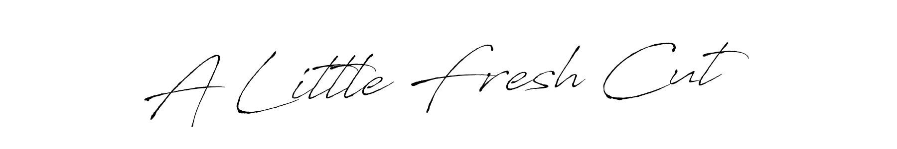How to make A Little Fresh Cut signature? Antro_Vectra is a professional autograph style. Create handwritten signature for A Little Fresh Cut name. A Little Fresh Cut signature style 6 images and pictures png