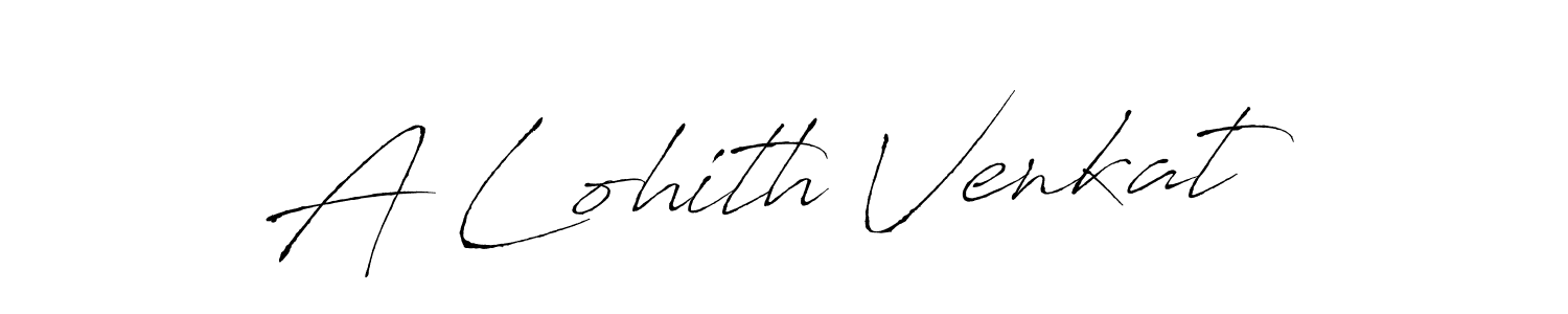 The best way (Antro_Vectra) to make a short signature is to pick only two or three words in your name. The name A Lohith Venkat include a total of six letters. For converting this name. A Lohith Venkat signature style 6 images and pictures png