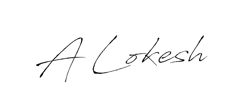 How to Draw A Lokesh signature style? Antro_Vectra is a latest design signature styles for name A Lokesh. A Lokesh signature style 6 images and pictures png