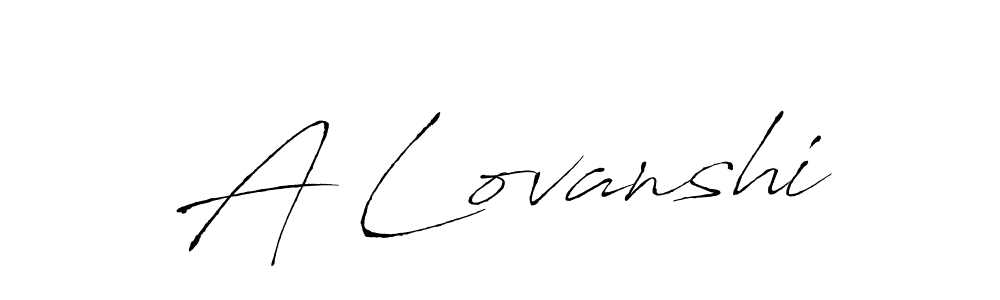 A Lovanshi stylish signature style. Best Handwritten Sign (Antro_Vectra) for my name. Handwritten Signature Collection Ideas for my name A Lovanshi. A Lovanshi signature style 6 images and pictures png