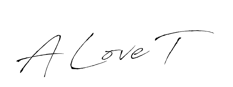 Similarly Antro_Vectra is the best handwritten signature design. Signature creator online .You can use it as an online autograph creator for name A Love T. A Love T signature style 6 images and pictures png