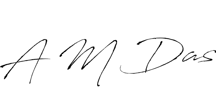 Use a signature maker to create a handwritten signature online. With this signature software, you can design (Antro_Vectra) your own signature for name A M Das. A M Das signature style 6 images and pictures png