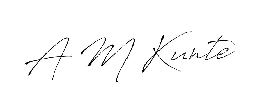 Once you've used our free online signature maker to create your best signature Antro_Vectra style, it's time to enjoy all of the benefits that A M Kunte name signing documents. A M Kunte signature style 6 images and pictures png