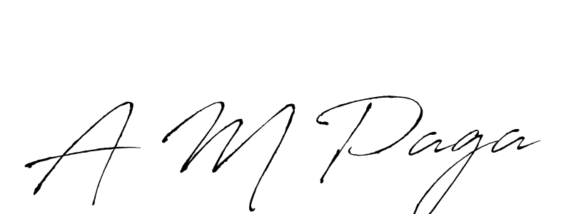 if you are searching for the best signature style for your name A M Paga. so please give up your signature search. here we have designed multiple signature styles  using Antro_Vectra. A M Paga signature style 6 images and pictures png