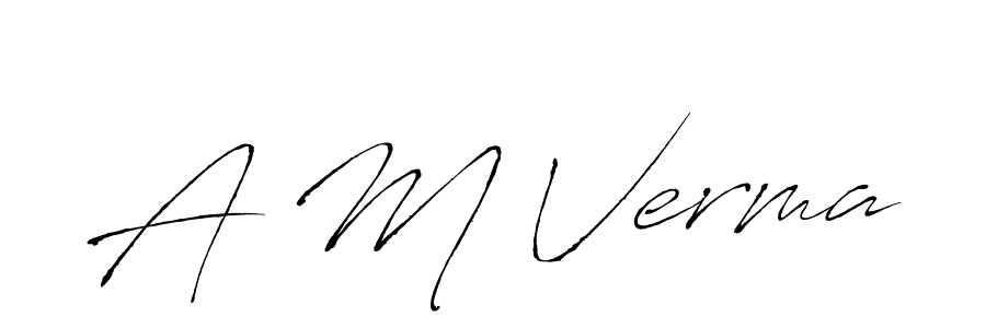 Here are the top 10 professional signature styles for the name A M Verma. These are the best autograph styles you can use for your name. A M Verma signature style 6 images and pictures png