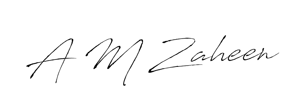 Also You can easily find your signature by using the search form. We will create A M Zaheen name handwritten signature images for you free of cost using Antro_Vectra sign style. A M Zaheen signature style 6 images and pictures png