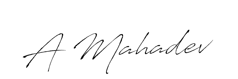 The best way (Antro_Vectra) to make a short signature is to pick only two or three words in your name. The name A Mahadev include a total of six letters. For converting this name. A Mahadev signature style 6 images and pictures png