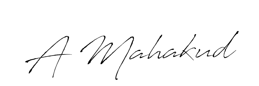 Make a beautiful signature design for name A Mahakud. With this signature (Antro_Vectra) style, you can create a handwritten signature for free. A Mahakud signature style 6 images and pictures png
