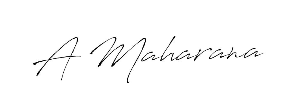 Also we have A Maharana name is the best signature style. Create professional handwritten signature collection using Antro_Vectra autograph style. A Maharana signature style 6 images and pictures png