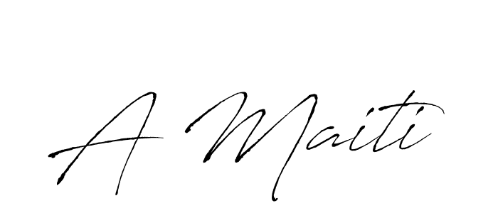 Also You can easily find your signature by using the search form. We will create A Maiti name handwritten signature images for you free of cost using Antro_Vectra sign style. A Maiti signature style 6 images and pictures png