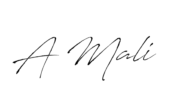 Once you've used our free online signature maker to create your best signature Antro_Vectra style, it's time to enjoy all of the benefits that A Mali name signing documents. A Mali signature style 6 images and pictures png