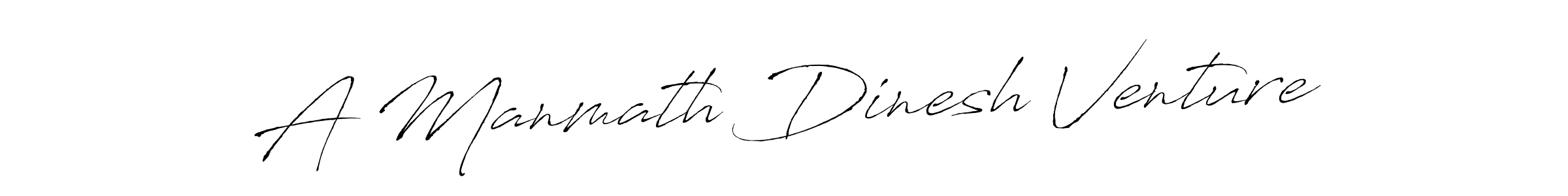 Antro_Vectra is a professional signature style that is perfect for those who want to add a touch of class to their signature. It is also a great choice for those who want to make their signature more unique. Get A Manmath Dinesh Venture name to fancy signature for free. A Manmath Dinesh Venture signature style 6 images and pictures png