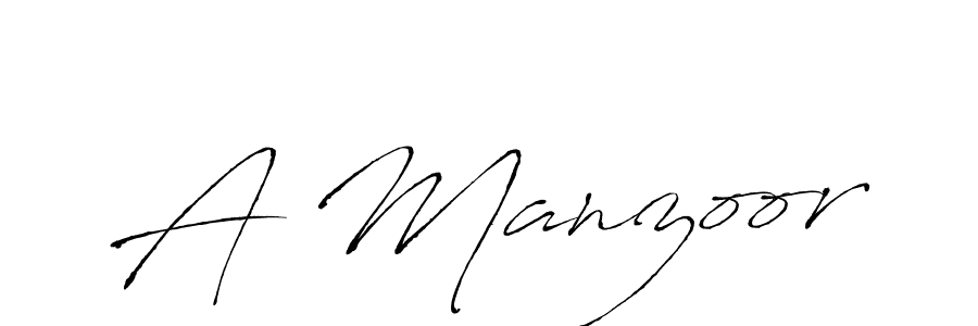 How to make A Manzoor name signature. Use Antro_Vectra style for creating short signs online. This is the latest handwritten sign. A Manzoor signature style 6 images and pictures png