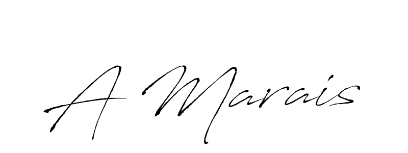 A Marais stylish signature style. Best Handwritten Sign (Antro_Vectra) for my name. Handwritten Signature Collection Ideas for my name A Marais. A Marais signature style 6 images and pictures png