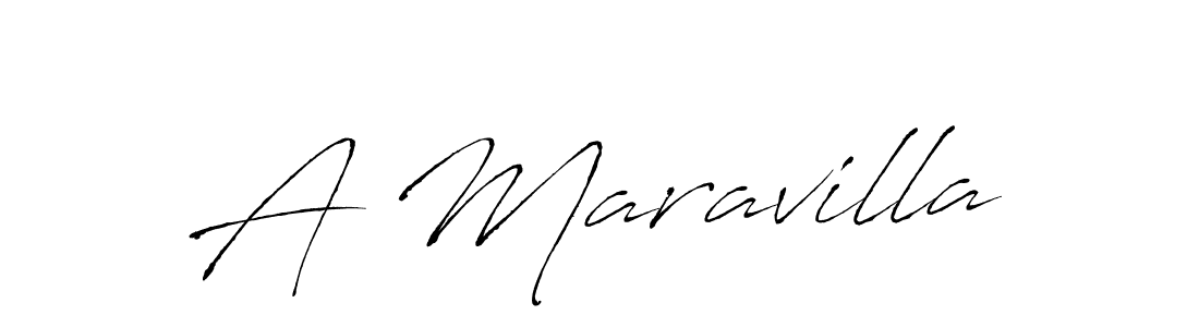 Also You can easily find your signature by using the search form. We will create A Maravilla name handwritten signature images for you free of cost using Antro_Vectra sign style. A Maravilla signature style 6 images and pictures png