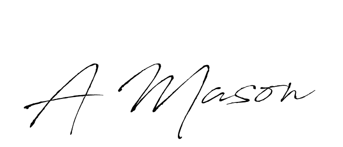 Also we have A Mason name is the best signature style. Create professional handwritten signature collection using Antro_Vectra autograph style. A Mason signature style 6 images and pictures png