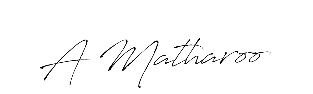 You should practise on your own different ways (Antro_Vectra) to write your name (A Matharoo) in signature. don't let someone else do it for you. A Matharoo signature style 6 images and pictures png