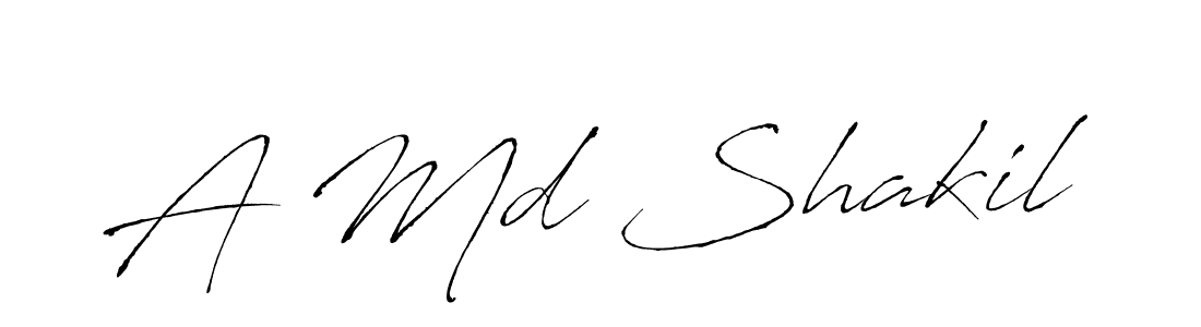 How to Draw A Md Shakil signature style? Antro_Vectra is a latest design signature styles for name A Md Shakil. A Md Shakil signature style 6 images and pictures png