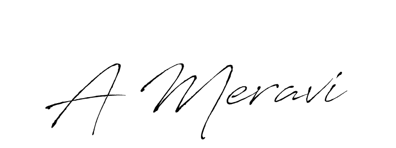 if you are searching for the best signature style for your name A Meravi. so please give up your signature search. here we have designed multiple signature styles  using Antro_Vectra. A Meravi signature style 6 images and pictures png