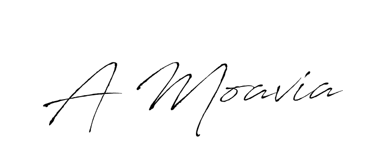 A Moavia stylish signature style. Best Handwritten Sign (Antro_Vectra) for my name. Handwritten Signature Collection Ideas for my name A Moavia. A Moavia signature style 6 images and pictures png